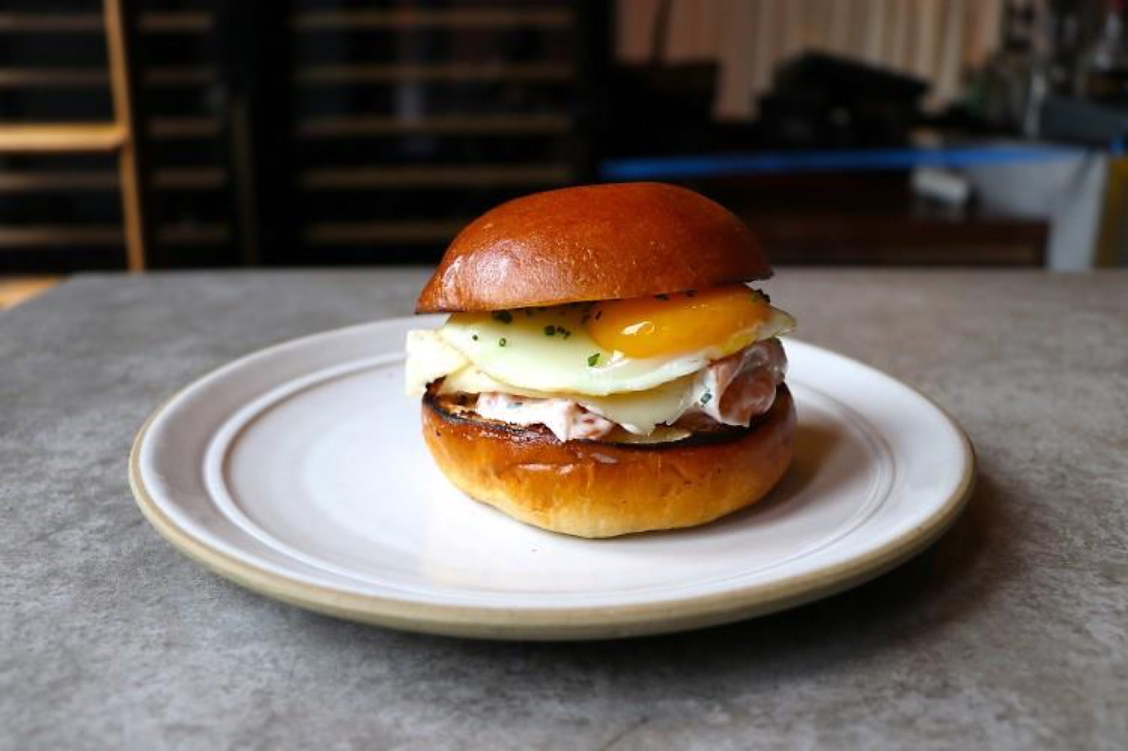 Burger from Chefs Club Counter